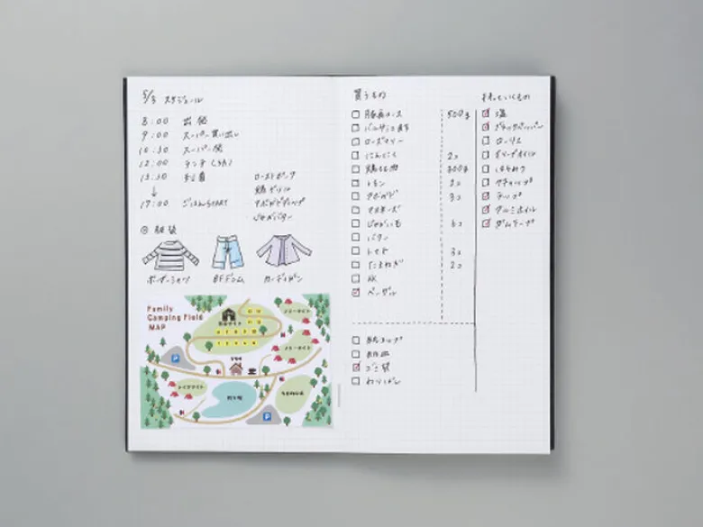 Kokuyo | Cuaderno Mini Sketch Book Trystrams Red