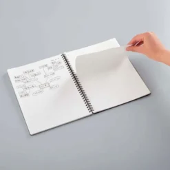 Kokuyo | Cuaderno Soft Ring A6 Black (Cuadros)