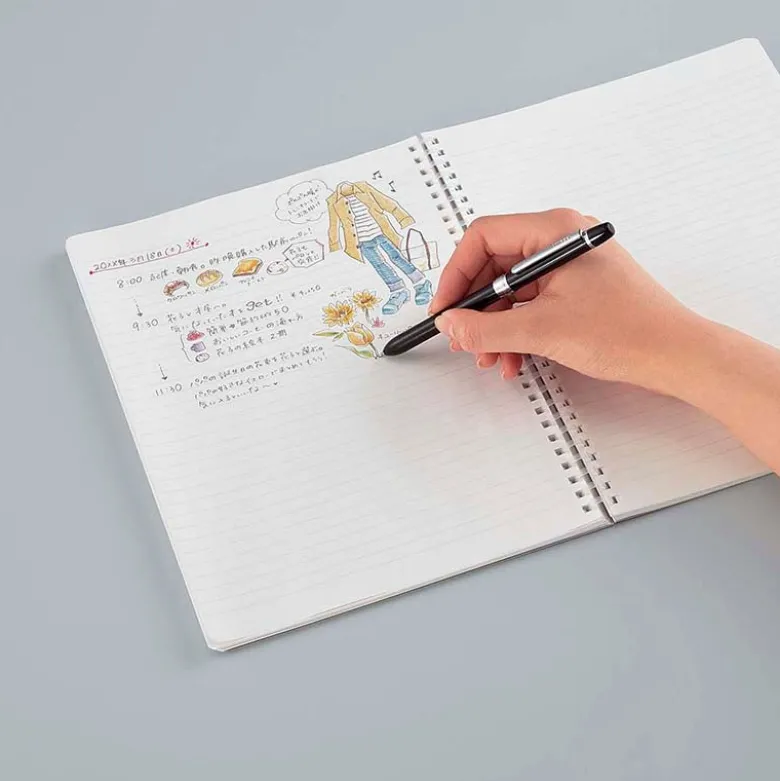 Kokuyo | Cuaderno Soft Ring A5 Natural Beige (Rayas)