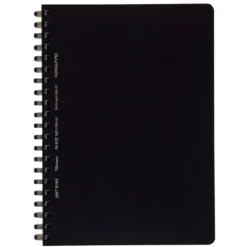 Kokuyo | Cuaderno Soft Ring B5 Black (Cuadros)