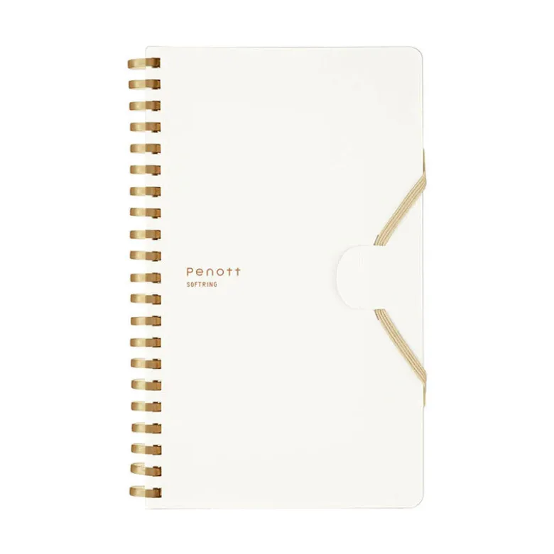 Kokuyo | Cuaderno Soft Ring Penott B6 White (Cuadros)
