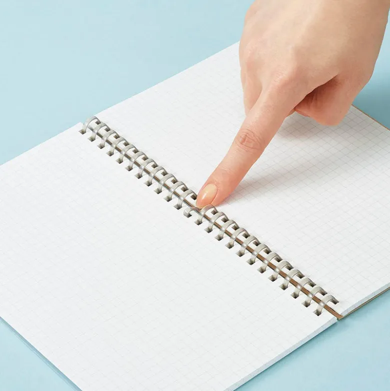 Kokuyo | Cuaderno Soft Ring Penott B6 White (Cuadros)