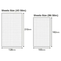 Kokuyo | Cuaderno Soft Ring Penott B6 White (Cuadros)