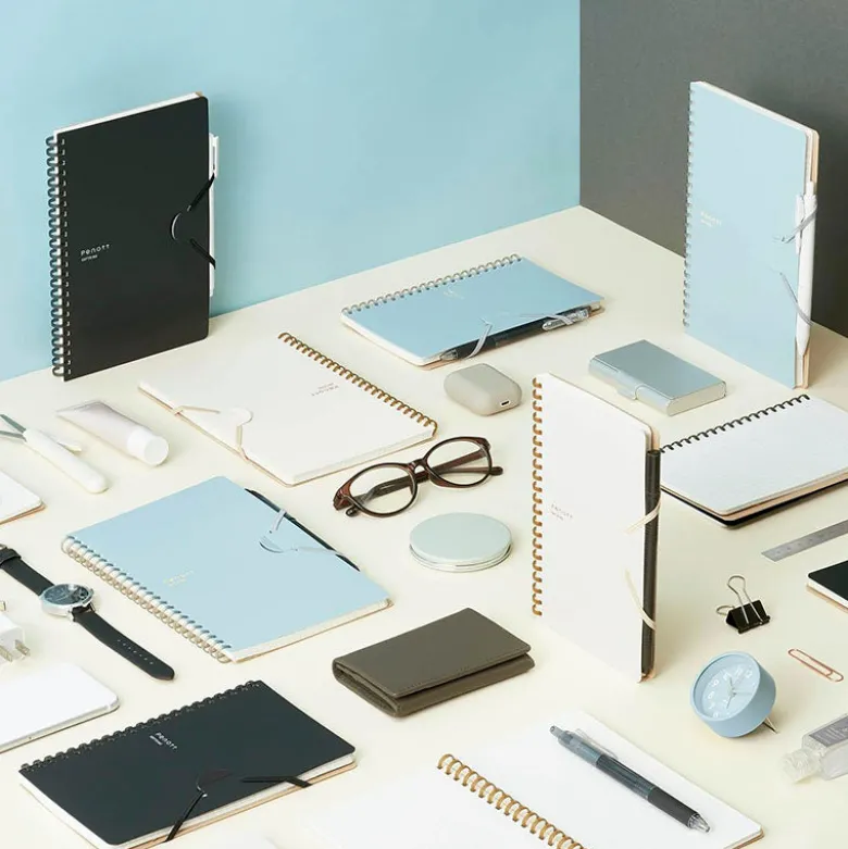 Kokuyo | Cuaderno Soft Ring Penott A5 White (Cuadros)