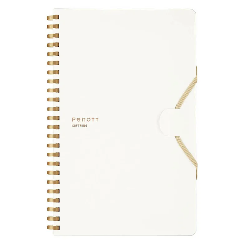 Kokuyo | Cuaderno Soft Ring Penott A5 White (Cuadros)