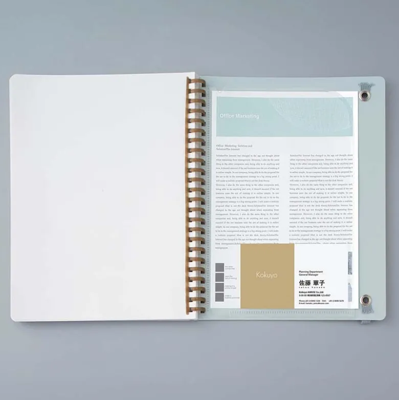 Kokuyo | Cuaderno Soft Ring Sooofa A5 Pink (Cuadros)