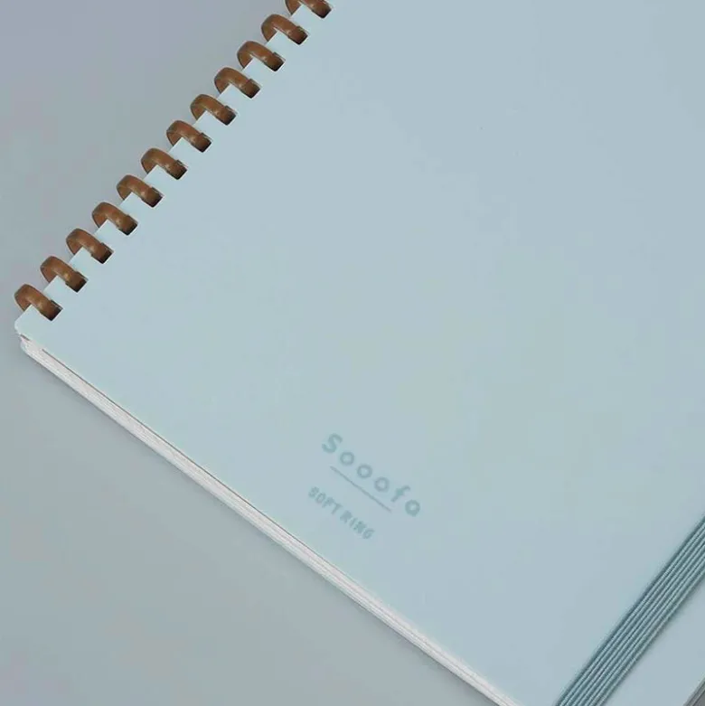 Kokuyo | Cuaderno Soft Ring Sooofa A5 Green (Cuadros)