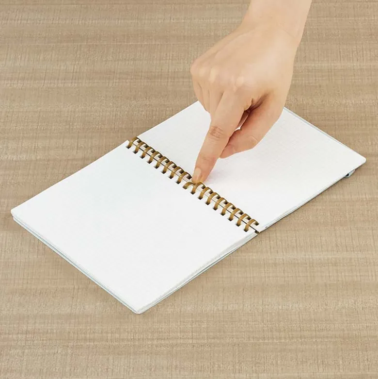 Kokuyo | Cuaderno Soft Ring Sooofa A6 Blue (Cuadros)