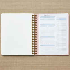 Kokuyo | Cuaderno Soft Ring Sooofa A6 Pink (Cuadros)