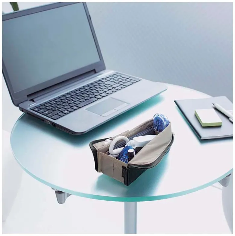 Kokuyo | Estuche Neo Critz Worxus Black & Light Blue