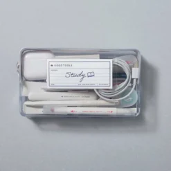 Kokuyo | Funda Estuche Pouch Good Tools Clear White