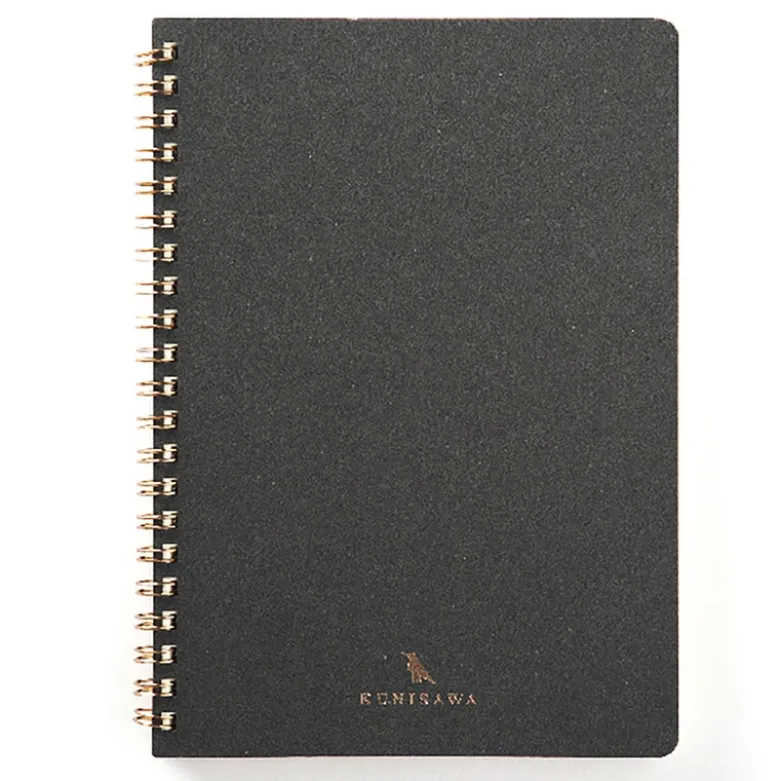 Kunisawa | Cuaderno A5 Find Ring Note Charcoal