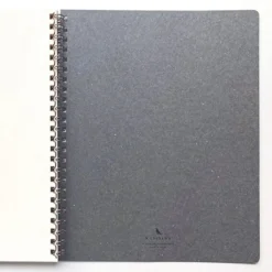 Kunisawa | Cuaderno B5 Executive Ring Note Charcoal
