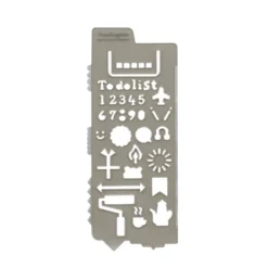 Kutsuwa | Plantilla Stencil Mastemplate Schedule