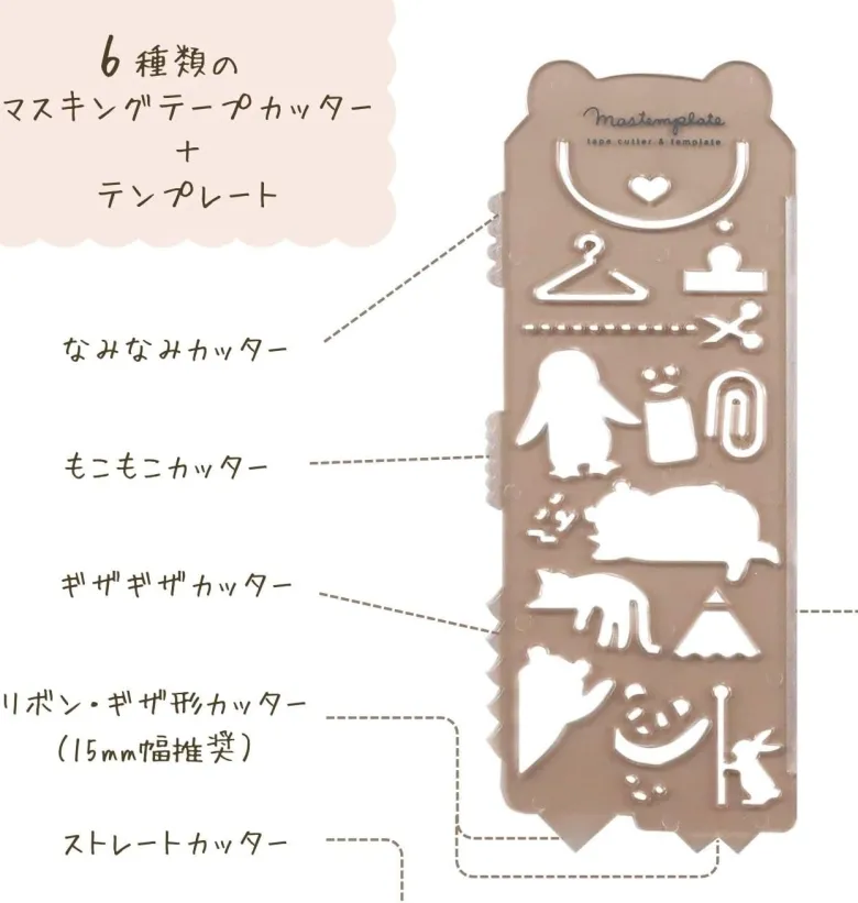 Kutsuwa | Plantilla Stencil Mastemplate Animal