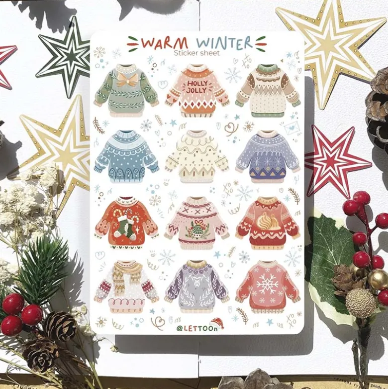 LETTOOn | Pegatinas Warm Winter