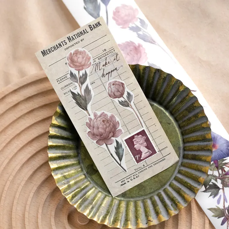 Loi Design | Ipomoea & Peony Washi Tape (1 metro)