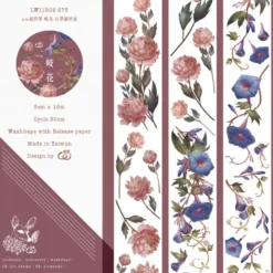 Loi Design | Ipomoea & Peony Washi Tape (1 metro)