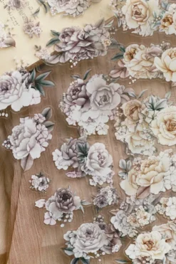 Loi Design | Pegatinas en Rollo The Amber Bloom Die-Cut PET Tape