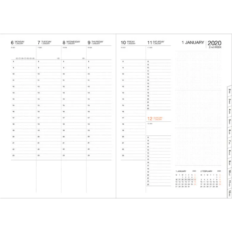 MARK'S | Agenda A5 Cherry Blossom 2026-2027 (Semanal)
