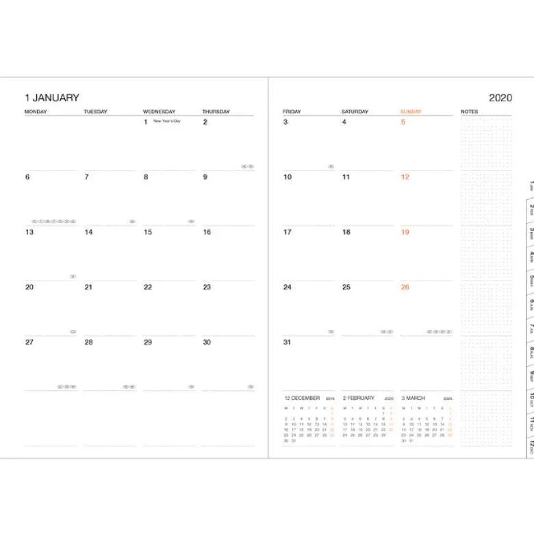 MARK'S | Agenda A5 Ramen 2026-2027 (Semanal)