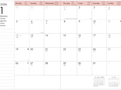 MARK'S | Agenda B6 Colors Yellow 2026-2027 (Semanal)