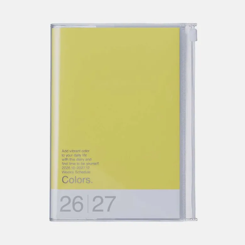 MARK'S | Agenda B6 Colors Yellow 2026-2027 (Semanal)