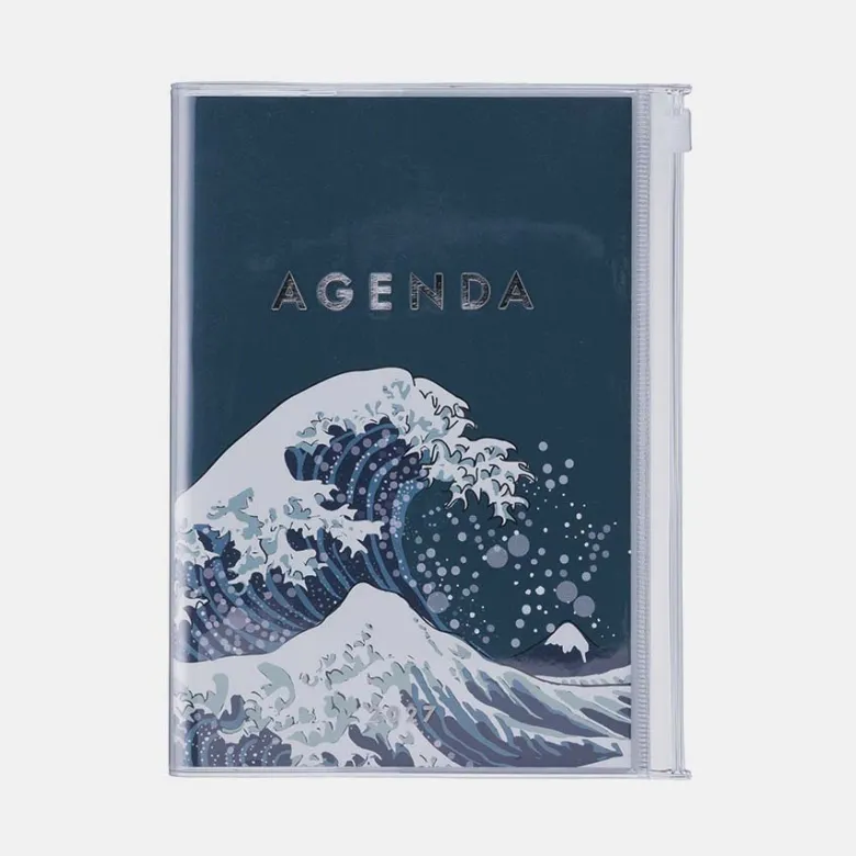 MARK'S | Agenda B6 Kanagawa Wave Navy 2026-2027 (Semanal)