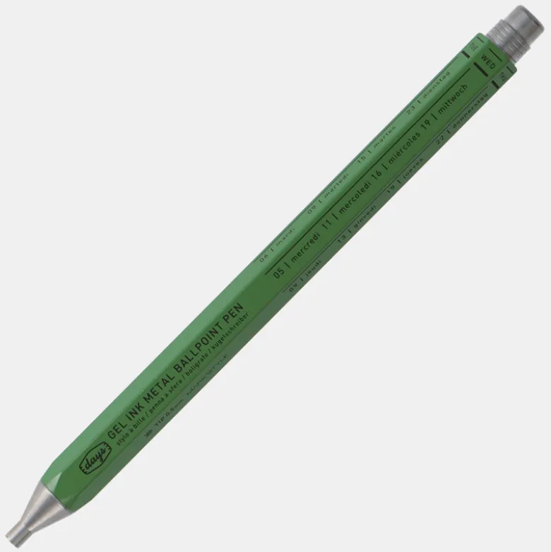 Mark's | Bolígrafo Days Gel Metal Verde