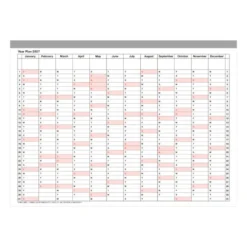 Mark's | Cuaderno Calendario Apaisado 2027 Khaki