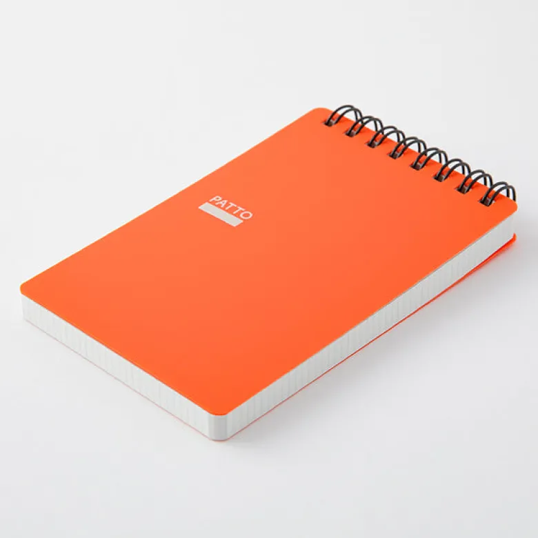 Midori | Bloc de Anillas Quick Open Memo Patto Orange