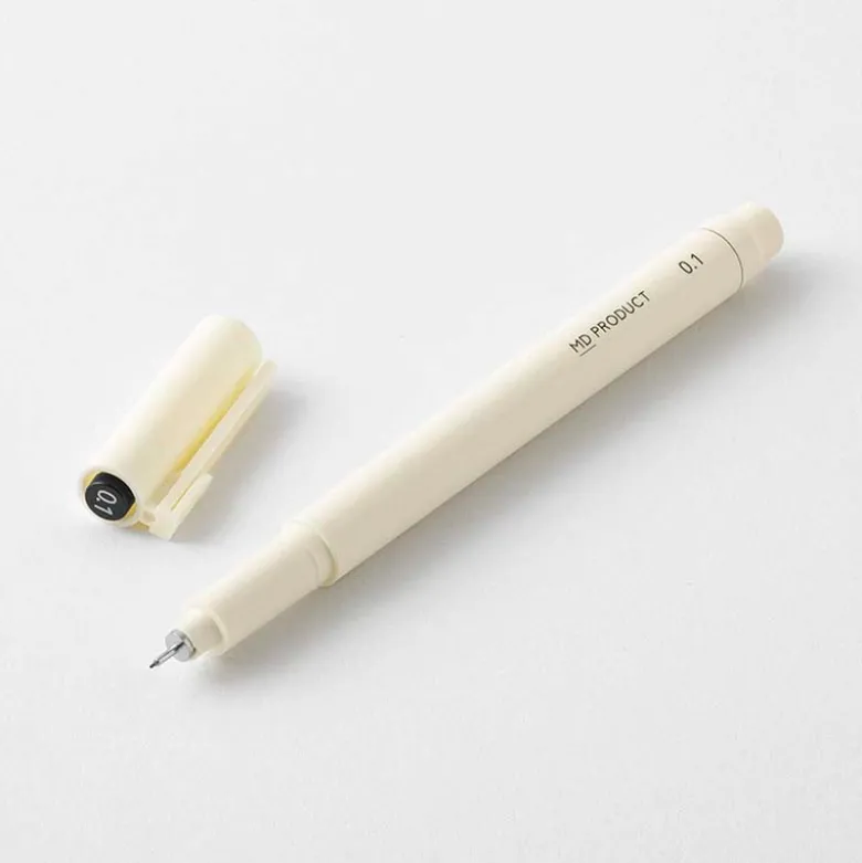 Midori | Bolígrafo Calibrado MD Drawing Pen 0.1mm Black