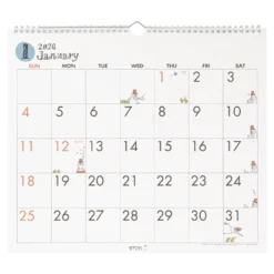 Midori | Calendario de Pared L 2026 Ojisan