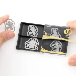 Midori | Clips Metálicos Etching Personajes Japoneses