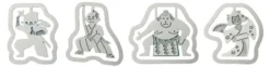 Midori | Clips Metálicos Etching Personajes Japoneses