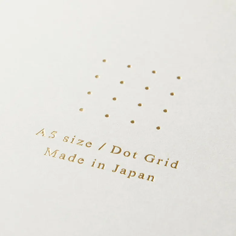 Midori | Cuaderno Anillas Color A5 Puntos White