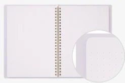 Midori | Cuaderno Anillas Color A5 Puntos Purple