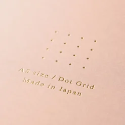 Midori | Cuaderno Anillas Color A5 Puntos Pink