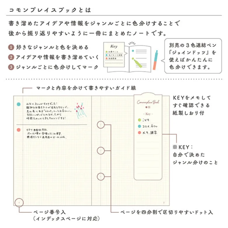 Midori | Cuaderno Commonplace Book A6 Gray