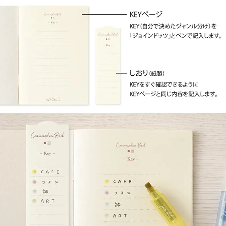 Midori | Cuaderno Commonplace Book A6 Gray