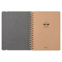 Midori | Cuaderno de Anillas WM Grain B6 Green
