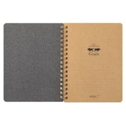 Midori | Cuaderno de Anillas WM Grain B6 Marrón