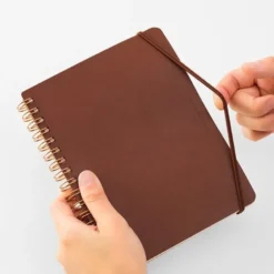 Midori | Cuaderno de Anillas WM Grain B6 Marrón