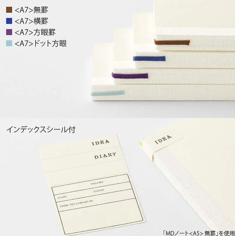 Midori | Cuaderno MD Midori Journal A7 Puntos