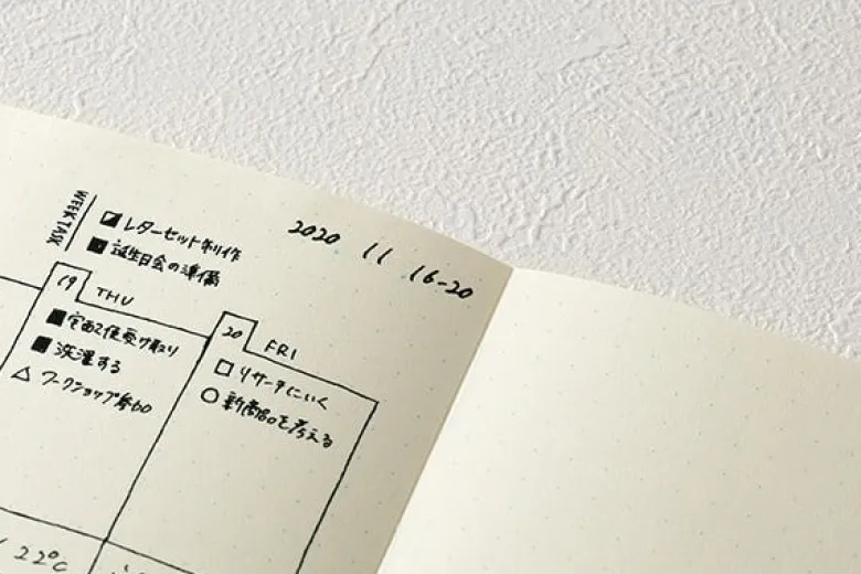 Midori | Cuaderno MD Midori Notebook A5 Puntos Codex 1Día 1Página