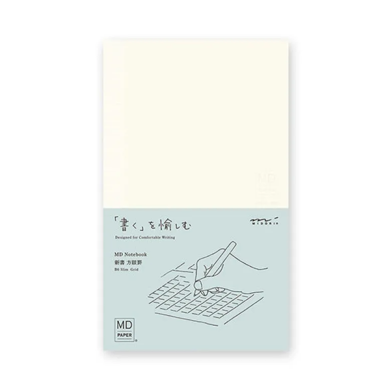 Midori | Cuaderno MD Midori Notebook B6 Slim Cuadros