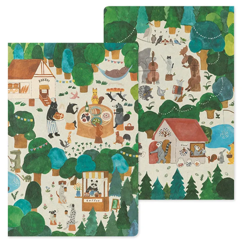 Midori | Cuaderno Yuru Log B6 Forest Animal
