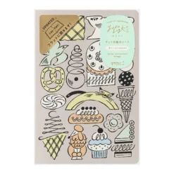 Midori | Cuaderno Yuru Log B6 Sweets & Animals