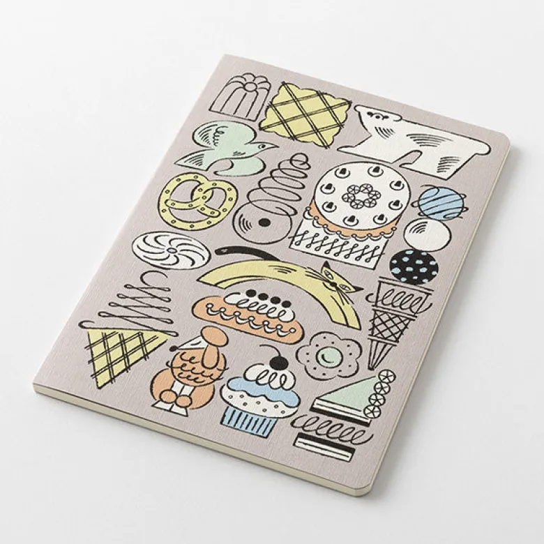 Midori | Cuaderno Yuru Log B6 Sweets & Animals