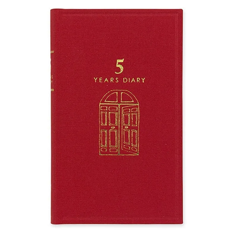 Midori | Diario Midori de 5 Años Gate Red